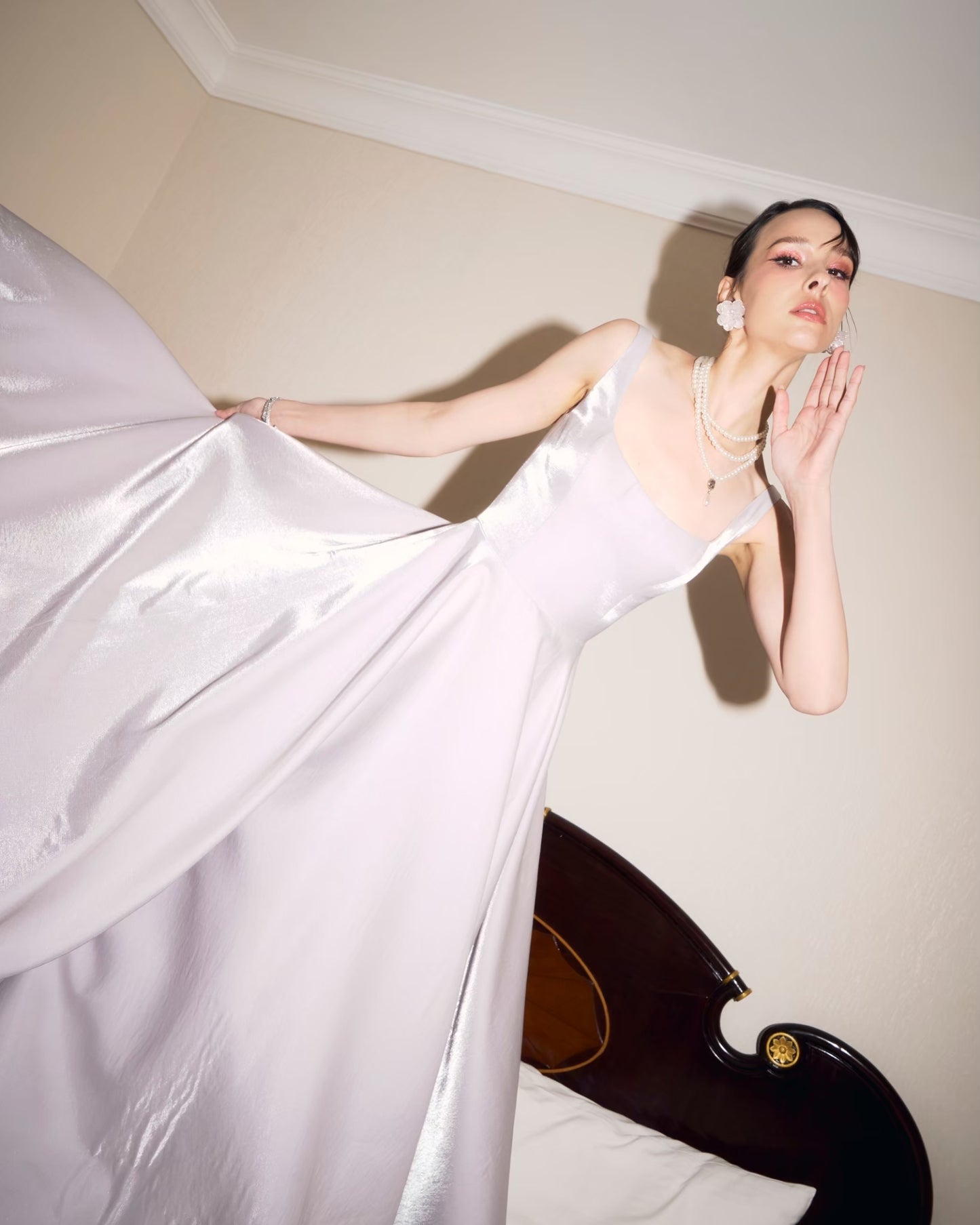 Deform_official - Sparkle silk dress