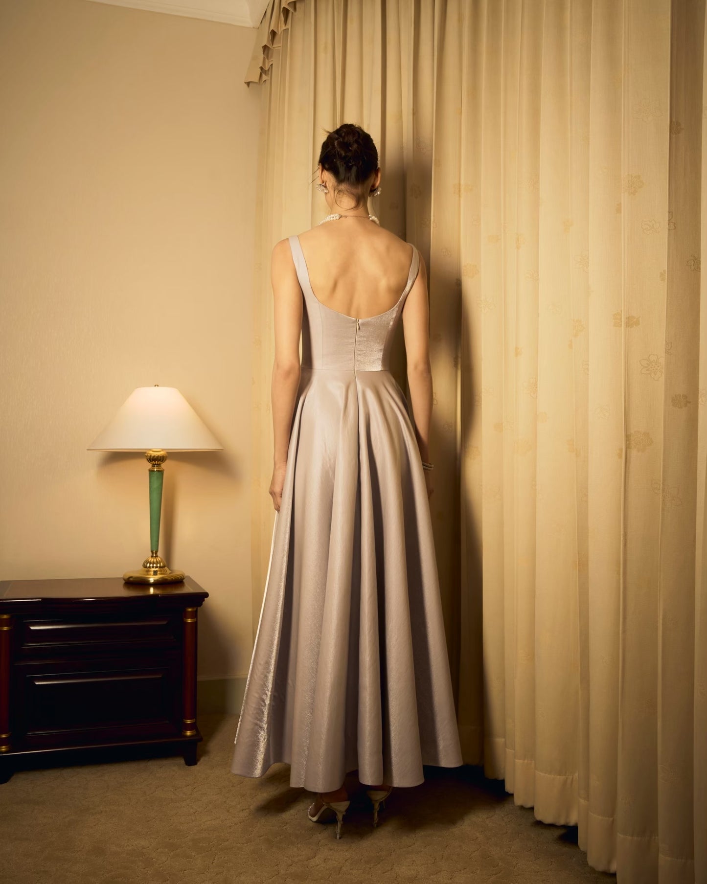 Deform_official - Sparkle silk dress
