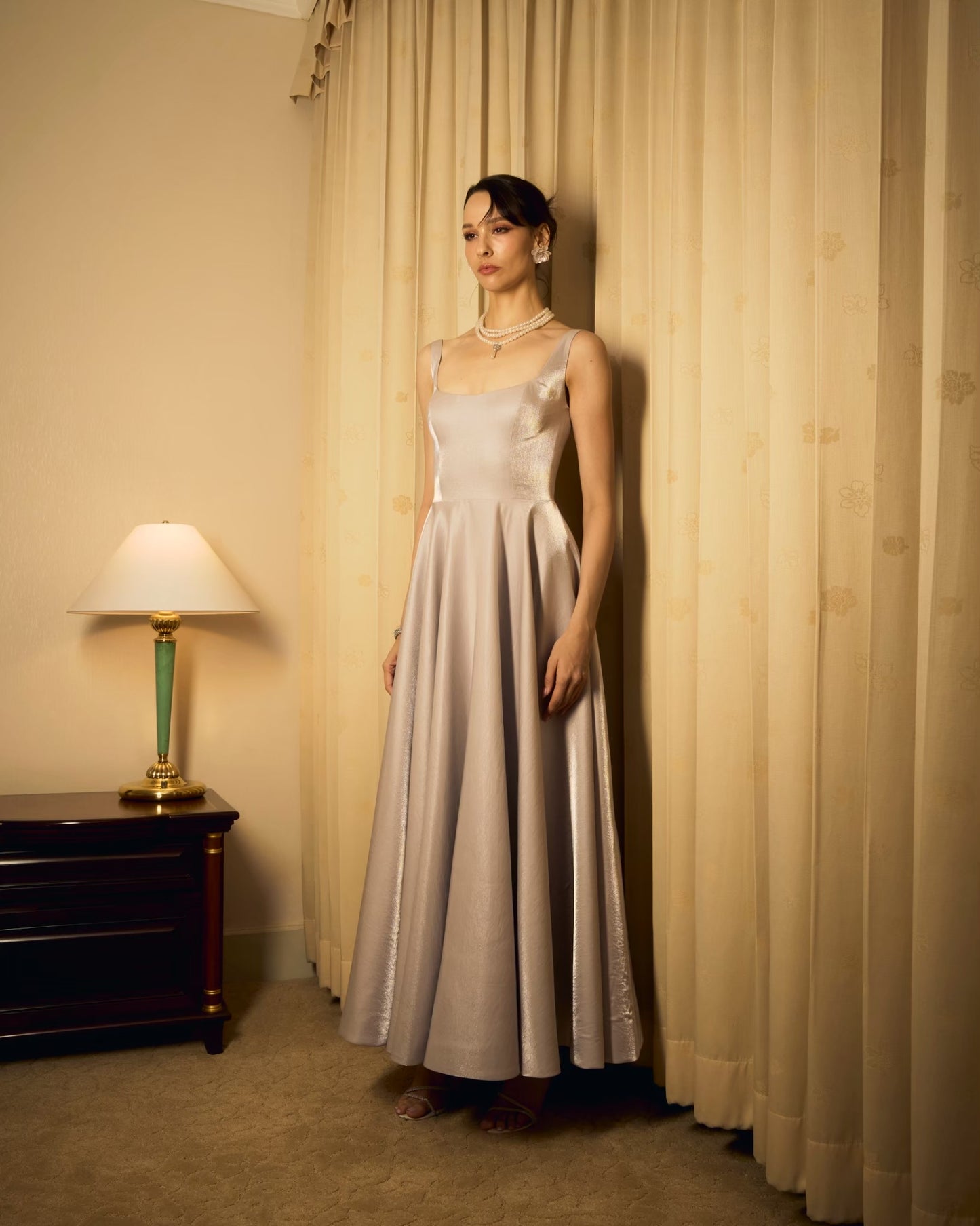 Deform_official - Sparkle silk dress